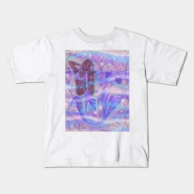 Raeni purple betta dreams by Renee Lavoie Kids T-Shirt by ReneeLLavoie